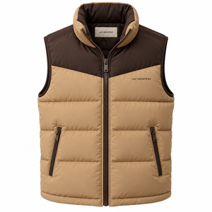 Chaleco Acolchado Sin Mangas para Hombre, Diseño Casual, Color Personalizado, Transpirable, Cálido para Invierno, con Cuello Alto, Nueva Colección en Oferta - Product Image 5