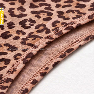 Tanga de Seda 100% Antibacteriana con Estampado de Leopardo Personalizado, Tejida, de Talle Bajo, para Venta al por Mayor, Ropa Interior y de Dormir para Mujer - Product Image 3