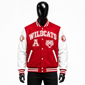 High Quality Custom Varsity <b>Jacket</b> Men Retro Letterman Baseball <b>Jacket</b> Wholesale Streetwear Embroidered Patch Bomber <b>Jackets</b> - Product Image 1