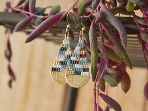 Factory Price Cute Watermelon Beaded <b>Drop</b> Earrings Women's Silver Plated Fashion Jewelry Acrylic Resin Fruit Pattern Style By UO - Product Image 4