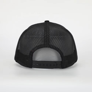 Casquette de baseball en maille 6 panneaux 100 % polyester personnalisée TRADE IN MFG, nouvelle tendance estivale, visière plate, logo brodé 3D - Product Image 4
