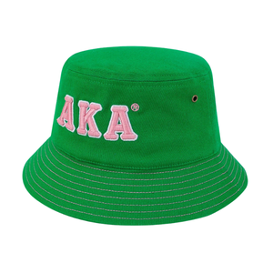 Sombrero de Pescador AKA, Color Verde, Bordado, Unisex, de Algodón, para Verano, Protección Solar, Casual, para Exteriores, de Moda, Calidad Premium - Product Image 3