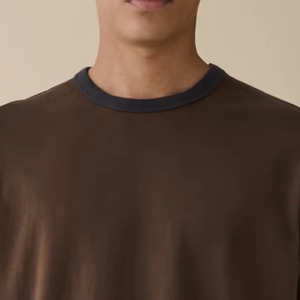 T-shirt décontracté pour homme, coupe ample, couleur unie, design élégant et tendance, col rond, collection 2026 - Product Image 6