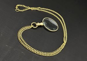 Portable Fashion Lightweight Gold Magnifying Glass Keychain Mini Pocket Magnifier <b>Key</b> <b>Ring</b> Compact Reading Lens for Travel - Product Image 6