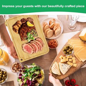 Planche à découper en bois sculptée à la main, écologique et durable, lavable au lave-vaisselle, pour usage domestique, restaurant et traiteur, disponible en gros - Product Image 3