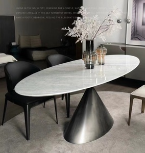 Tavolo da pranzo personalizzato Set <span class=keywords><strong>piano</strong></span> <span class=keywords><strong>in</strong></span> pietra di quarzite di cristallo blu <span class=keywords><strong>con</strong></span> mobili per la casa retroilluminati tavolo da cucina e <span class=keywords><strong>piano</strong></span> <span class=keywords><strong>in</strong></span> marmo - Product Image 3