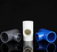 Raccord en T plat égal en PVC pour l'alimentation en eau, connecteur de tuyau en plastique à 3 voies à paroi épaisse pour l'irrigation, raccords de jonction de tuyaux d'eau pour meubles