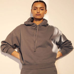 Sudadera con capucha unisex con cremallera y logo personalizado, estampada digitalmente, 100% algodón polar, oversize, de diseñador, bordada, teñida lisa, para hombre, otoño - Product Image 2