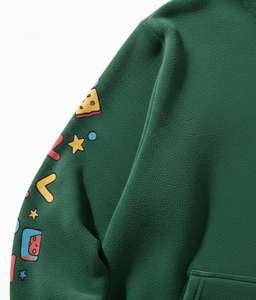 Sudadera con Capucha para Hombre, Diseño de Dibujos Animados, Forro Polar de Poliéster/Algodón de Alta Calidad, Secado Rápido, Transpirable y Ecológica - Product Image 2