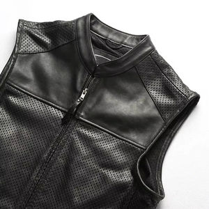 Veste en cuir de vachette pour homme de qualité supérieure à prix raisonnable, nouveau design tendance, veste en cuir pour motard pour homme pour adulte - Product Image 3