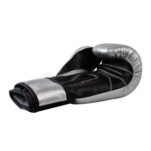 Gants de boxe d'arts martiaux d'entraînement de combat de mode en cuir de vachette brillant gagnant professionnel avec logo personnalisé - Product Image 6