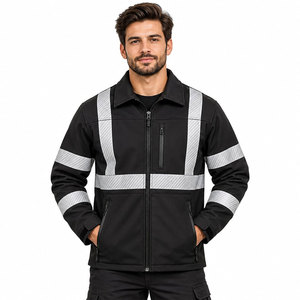 Chaleco de Seguridad Impermeable de Alta Visibilidad para Trabajos de Construcción al Aire Libre, Chaqueta y Ropa Reflectante - Product Image 2