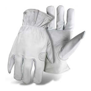 Nouveaux Gants de Sécurité Élastiques en Cuir de Vachette Jaune et Noir Imperméables pour Conduite et Travail, Protection des Mains, Jardinage, Hiver 2026 - Product Image 1