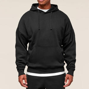 Sweat-shirt à capuche zippé en coton et bambou personnalisé pour homme, avec capuche en molleton biologique, vêtements écologiques pour homme - Product Image 2