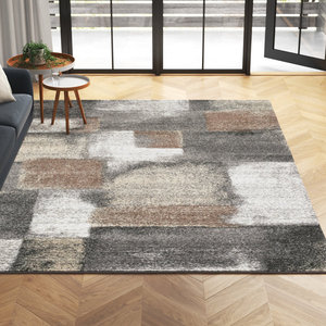 Tapis de salon moderne, design personnalisé, tapis imprimé, différents matériaux, rectangulaire ou rond au choix - Product Image 1