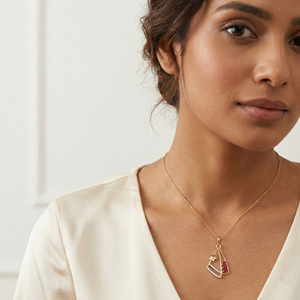 Pendentif élégant en diamant naturel de 0,06 carat, couleur H-I, taille brillant rond, clarté VS-SI, bijou raffiné, cadeau pour toutes les occasions - Product Image 1
