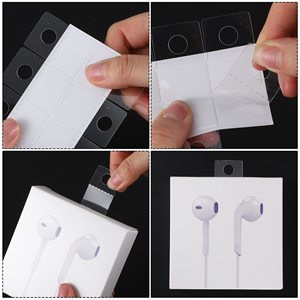 Supermarket Plastic <b>Display</b> Self-adhesive PET J <b>Hook</b> Hang Tab Self-Adhesive Hanging for <b>Display</b> Box - Product Image 6