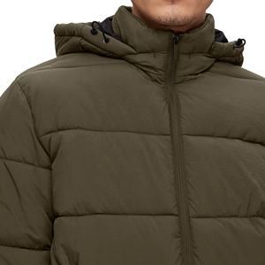 Veste matelassée pour homme à logo et design personnalisés, très vendue, qualité supérieure, toile, veste à bulles d'extérieur avec logo haute visibilité - Product Image 4