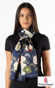 Echarpes carrées élégantes et légères pour femmes Tissu doux Accessoires élégants Approvisionnement en vrac à faible quantité minimale de commande - Product Image 3