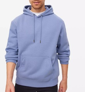 <b>Hoodie</b> Pullover Style with Front Pocket Trendy Mens Fleece Polyester/Cotton Casual Wear Long Sleeves Quick Dry Breathable Winter - Product Image 1