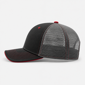 หมวกแก๊ป 4FORCE ทรง Trucker 6 แผง ตาข่ายปักโลโก้  สำหรับผู้ใหญ่  ใส่ได้ทุกเพศ  ปรับขนาดได้  สีดำ แดง เทา  มีจำหน่ายแล้ว - Product Image 2
