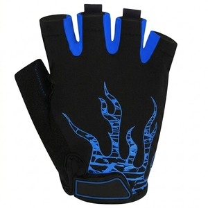Wholesale Custom High Quality Half <b>Finger</b> Cycling Gloves Shockproof Gel Padded Breathable Bicycle Riding <b>Bike</b> Gloves - Product Image 3