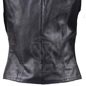 เสื้อกั๊กหนังสำหรับผู้ชายเสื้อกั๊กหนังระบายอากาศได้สำหรับกลางแจ้งขนาดออกแบบได้ตามต้องการ - Product Image 6