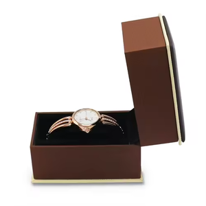 Caja de Exhibición para Relojes de Lujo, Color Negro Mate, Logotipo Personalizado con Láser, Caja de Regalo Cuadrada de Madera para Relojes - Product Image 1