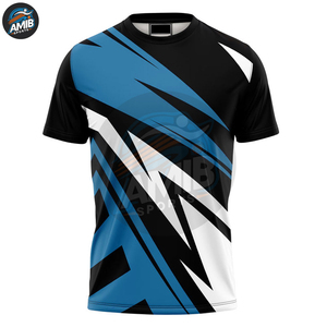 T-shirts de sublimation au design unique pour hommes, en Spandex/Polyester, coupe ajustée, col contrastant, haute qualité, nouvelle mode, respirants - Product Image 6