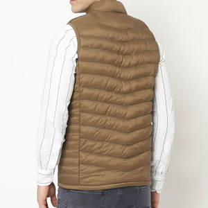 Chaleco Acolchado de Lona Casual para Hombre, Cuello Alto, Ligero, Impermeable, Cortavientos, Transpirable, Ecológico, para Invierno - Product Image 4