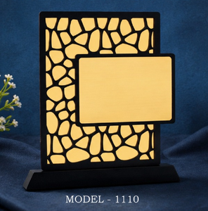 Plaque en acrylique modèle 1110, gravée au laser, imprimée UV, durable, pour activités promotionnelles - Product Image 1