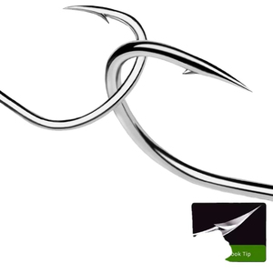 ตะขอเหล็กกล้าคาร์บอนสูงสำหรับตกปลาน้ำจืดปลาเทราท์ใช้ปรับแต่งขนาดและสีได้ - Product Image 5