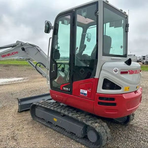 Used Takeuchi TB235 Compact <b>Excavator</b> Crawler Digger 6 Ton Hydraulic Excavation <b>Machine</b> for Construction - Product Image 5