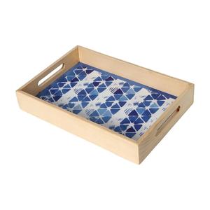 Bandeja de madera impresa multiusos de moda para servir desayuno, almacenamiento y comida, bandeja de madera para mesa de café, adorno para mesa de café - Product Image 4