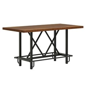 Rectangular Counter Height Dining <b>Table</b> <b>Bar</b> <b>Table</b> Without Footstool - Product Image 5