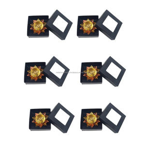 Lampes à huile traditionnelles faites à la main en laiton et en cuivre poli, impression numérique, 3 pouces, pour la décoration de Diwali et de Pooja - Product Image 2