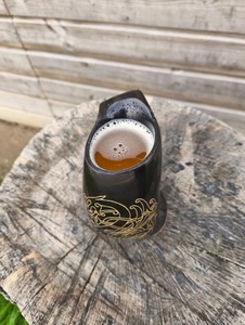 Custom Handmade Natural Horn Mug Buffalo Horn Drinking <b>Cup</b> Rustic Eco Friendly Drinkware For Outdoor <b>Camping</b> Travel And Home - Product Image 2