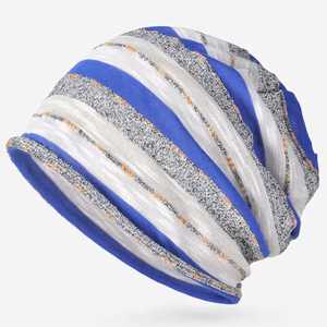 Unisex Solid <b>Beanie</b> Hat 100% Cotton Breathable & <b>Waterproof</b> Jacquard Knitted Adjustable Casual Winter Adult Size 56-58CM - Product Image 3