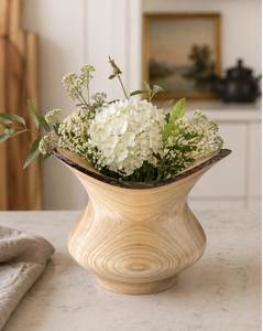 Maceta de Madera de Alta Calidad con Acabado Rústico Hecha a Mano para Plantas de Interior, Jardín, Patio, Balcón, Decoración - Product Image 4
