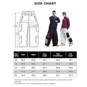 Waterproof Insulated Ski Pants Windproof <b>Thermal</b> Outdoor <b>Trousers</b> <b>For</b> Men And <b>Women</b> <b>For</b> Winter Snowboarding Excellence - Product Image 6