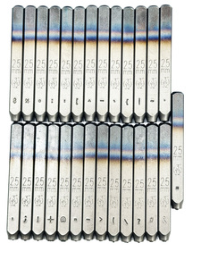 Kit de Sellos de Caracteres Especiales de Grado Industrial de 2.5 mm - 27 Piezas de Símbolos de Puntuación y Matemáticas para Numeración de Serie - Product Image 5