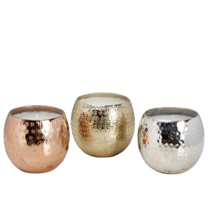 โหลเทียนโลหะสำหรับตกแต่งงานแต่งงานโถเทียนโลหะหอมภาชนะใส่ขี้ผึ้งขายดีในตลาดโหลเทียนโลหะปรับแต่งโลโก้ได้ตามต้องการ - Product Image 2