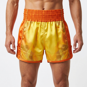 Crea tu Propio Estilo: Shorts de Boxeo MMA con Impresión Personalizada de Logotipo Frontal, Transpirables, de Secado Rápido, para Muay Thai - Product Image 1