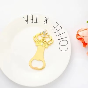 Crown Shape Gold Bottle Opener Luxury Metal <b>Bar</b> <b>Tool</b> For Kitchen Home <b>Bar</b> Party Use Stylish Royal Gift Item Durable From india - Product Image 3