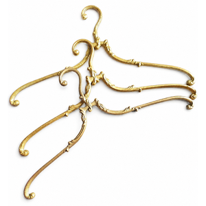 Handcrafted Brass Luxury Cloth Hanger Decorative Vintage Wardrobe Organizer for Bedroom Closet Home Décor Rack Wall Mounted <b>Hook</b> - Product Image 1