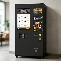 Distributeur automatique de café intelligent TCN, sur pied, pour intérieur, entièrement automatique, pour boissons chaudes, pour écoles et campus