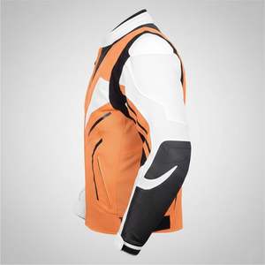 Hot Selling New Fashion Unisex Waterproof Printed Genuine Leather Cordura Motorcycle Jacket Customized Motorbike Jacket for - Product Image 4