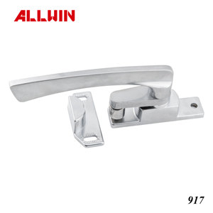 Black Casement <b>Window</b> <b>Lock</b> Cylinders with Cam <b>Handle</b> and Keeper for Secure <b>Window</b> Fastening - Product Image 6