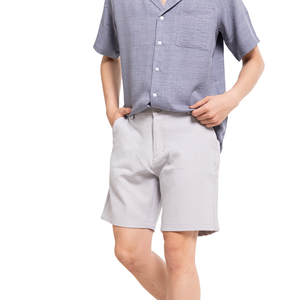 Pantalones Cortos Oxford para Hombre al por Mayor, 100% Poliéster, Cintura Media, Cierre de Cremallera Vintage, Secado Rápido, Hechos en Vietnam - Product Image 1