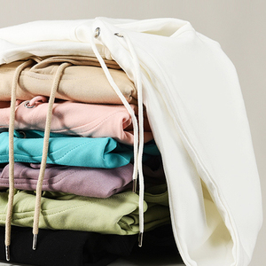 Custom Logo Men Tracksuit Set Heavyweight Cotton Blank <b>Oversized</b> Pullover Hoodie and Joggers <b>Sweatpants</b> Two Piece Set - Product Image 4
